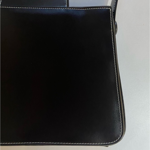 The Hermes of England Tanner Krolle London Classic Black Leather Bag Retail$2500 - Picture 14 of 16